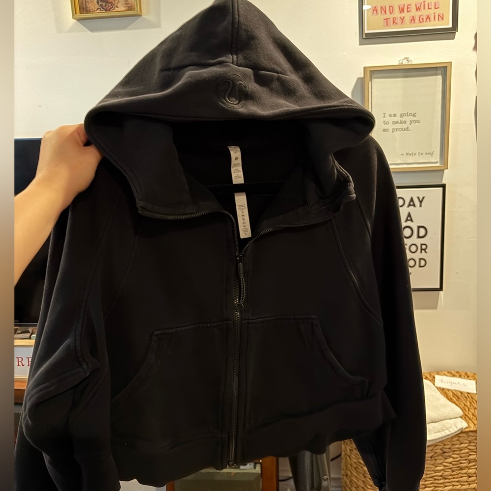 Lululemon Athletica Black Hooded Jacket